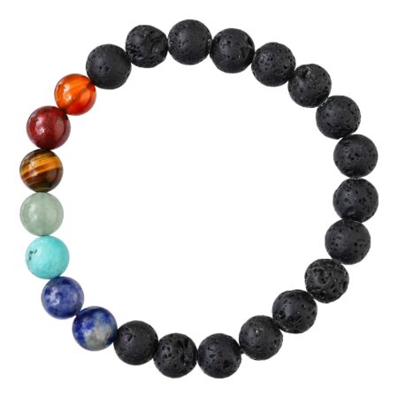 7 CHAKRA Bracelet for Women Men's Gifts - Protection Healing Bracelet - 8mm Gemstone Beaded Adjustable